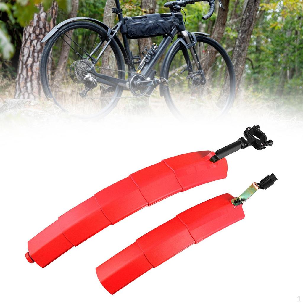 2 Teile/satz Fahrrad Kotflügel Vorne und Hinten Kotflügel mit Licht Zubehör Reparatur Radfahren