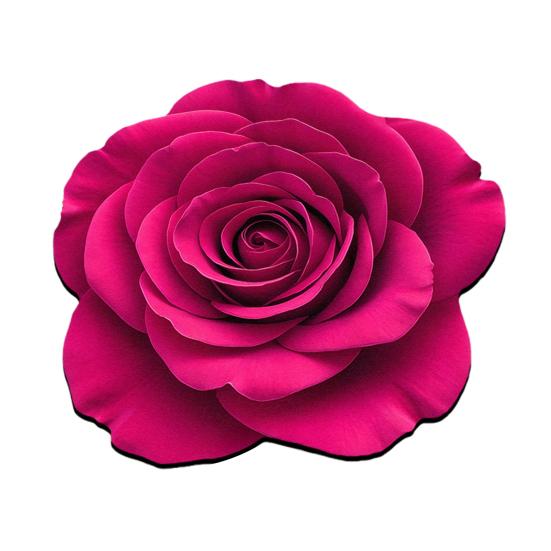 

Floor Mat Irregular Shape Quick-Drying Floral Doormat Anti-Slip Backing Easy Maintenance Soft Cozy Rug Bathroom Decor S