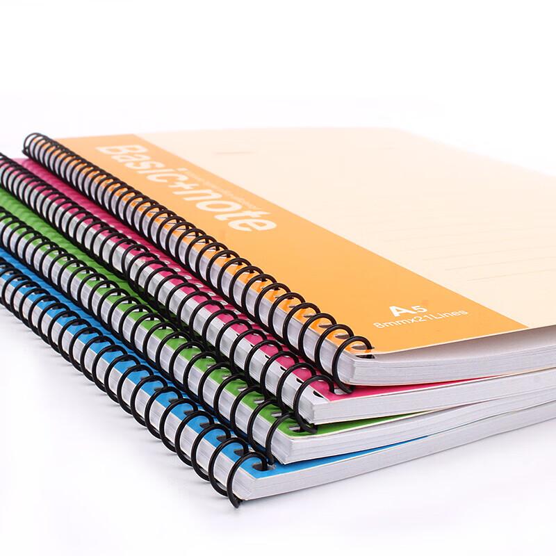 Deli A5 Spiral Notebook (80 Pages, 12-Pack)