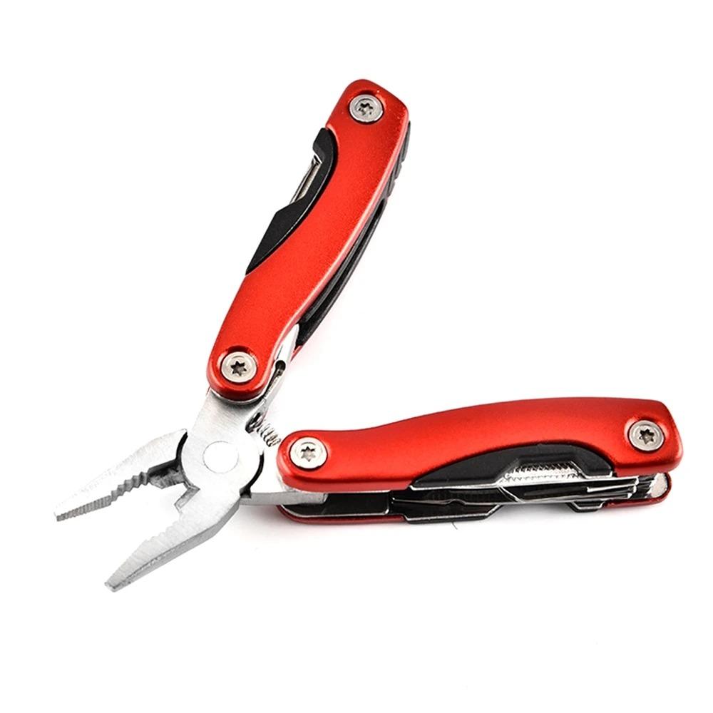 Pinze Pieghevoli in Acciaio Inossidabile Pinze Funzionali Utensili a Mano Pinze Cacciavite Kit Attrezzatura da Campeggio Coltello Tascabile Multiuso da Esterno