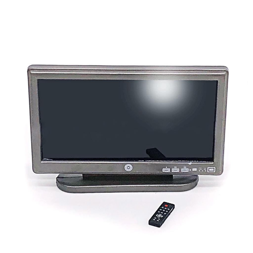 Puppenhaus Modell Fernseher Puppenhaus Miniaturmodell Mini TV Puppenhaus Dekoration Puppenhaus Möbel Zubehör 1:12