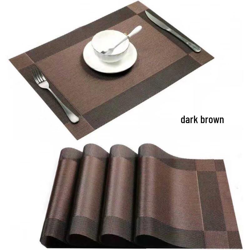 SPSR Simple Waterproof Heat-Insulating Placemats