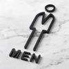 1PC Personalized Creative Door Plates Toilet Sign Signage Board Home Decor Sign Plaque Acrylic