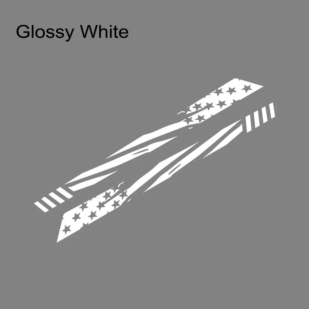 2PCS Pickup Door Side Stars Stripes Stickers For Ford F150 Ranger Toyota Hilux Tacoma Dodge RAM Dmax Auto Decoration Accessories