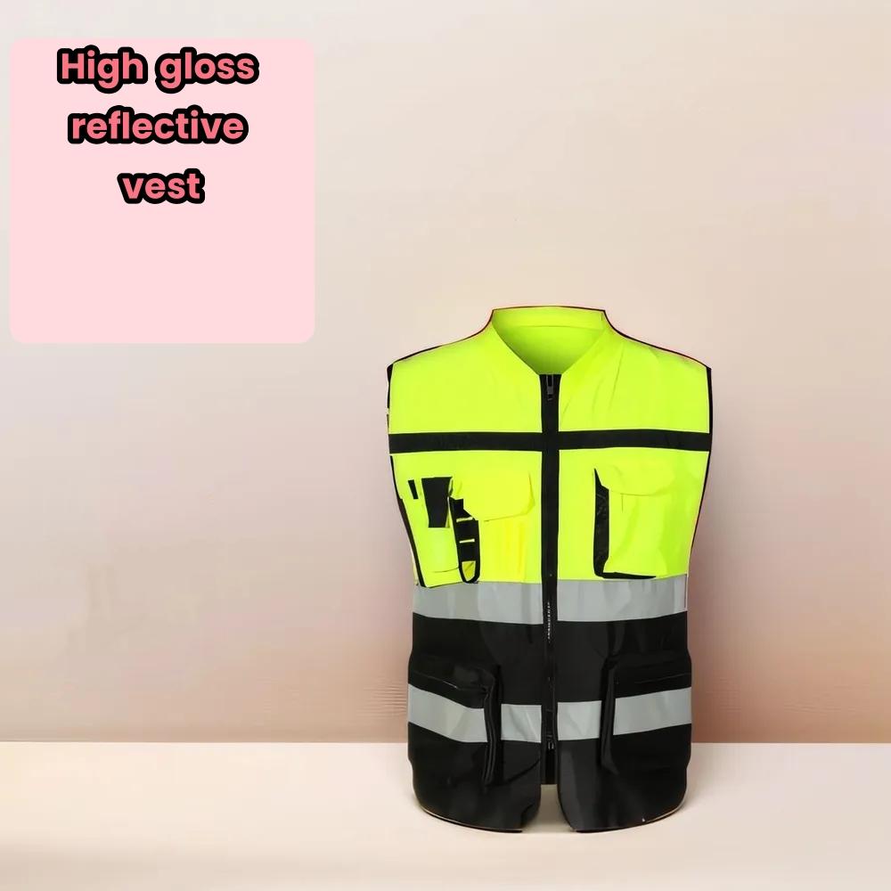Светоотражающий жилет повышенной видимости Рабочая одежда Мотоциклетная езда — фото 3
