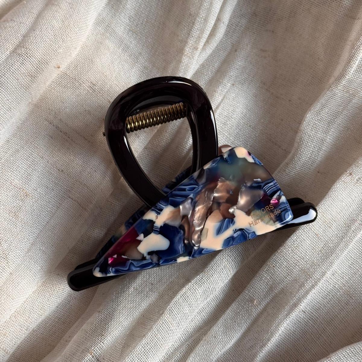 

Уксусная Кислота Зажим для Волос Треугольный Средний Зажим-Акула Для Полу-Прически Хвост Элегантные Женские Девичьи Аксессуары для Волос Затылок Головной Убор