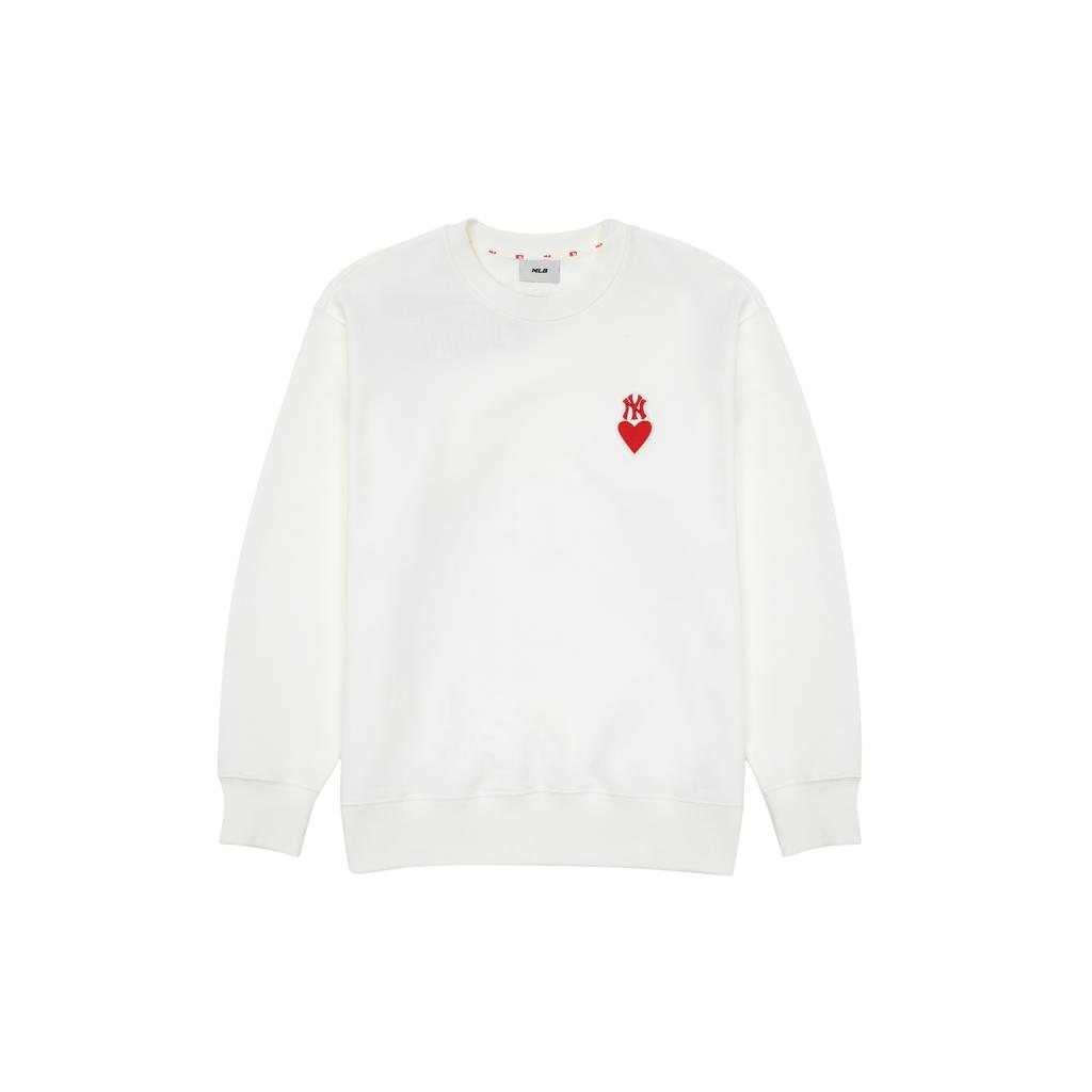 New MLB Sweatshirt Unisex Gift Box Set Included Cream 3AMTH0131-50CRS