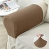2 Pieces /Set Sofa Armrest Cover Polar Fleece Elastic Couch Armchair Arm Protector Case Stretch Non -Slip Removable Arms Slipcover