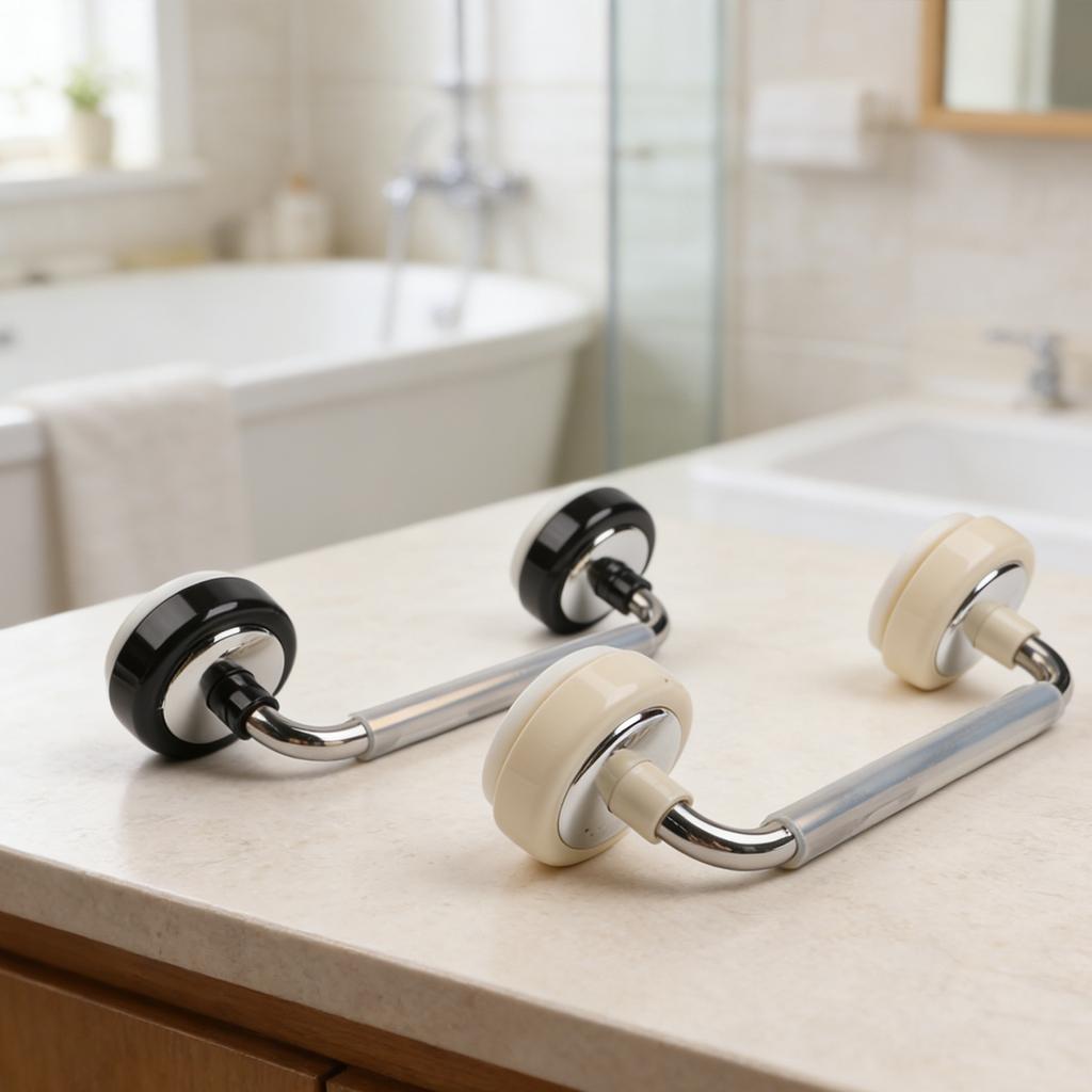 Für Badezimmer Saugnapfgriff Vielseitiger Haushalts-Sauggriff Saugnapfgriff Rautenförmiges Design Selbstklebender Mechanismus