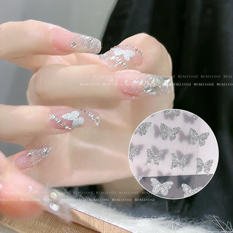 Nail Art Diamond Glitter Stickers New Love Stars Shining Star Butterfly Adhesive Stickers