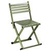 Ultralight Outdoor Folding Stool with Backrest - Dual-Use for Fishing, Camping, and Barbecue