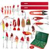 Merry Christmas Advent Calendar Fishing Christmas Countdown, Fishing Tackle Advent Calendar For Fish Adult Men Teen Boys 24-Day Countdown 24pcs