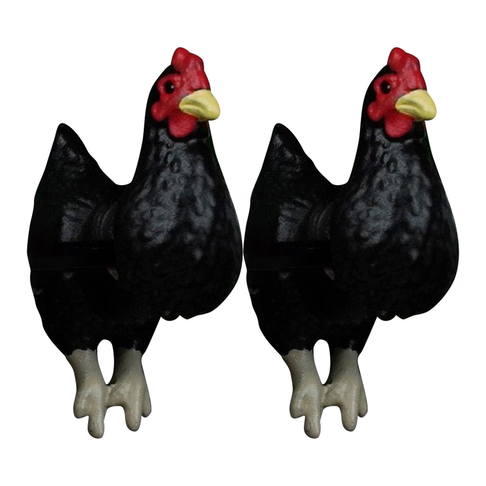 

Модные и изысканные серьги в форме цыпленка, высококачественные универсальные серьги, креативные и стильные One Size чёрный