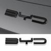 Für BYD Song Plus EV DMI 2024 2025 BYD SEALION 6 Zubehör Auto Frontstoßstange Emblem Abzeichen Aufkleber Schwarzes Karbon Logo Umbau Aufkleber