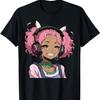 Anime en Muziek Zwart Meisje Anime Merchandise Afro Afro-Amerikaans T-shirt(11)
