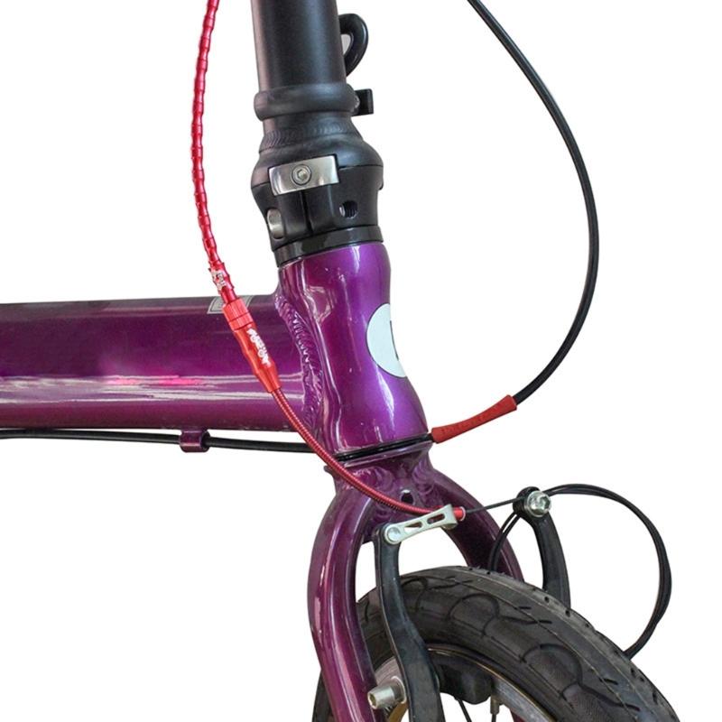 Aluminum Alloy Bike V Brake Noodles Stainless Steel Spring Shifts Brake Protector Cable Guide Bend Pipe Bicycles Part