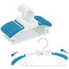Baby Clothes Hangers, 11-14.5" Adjustable Kid Hangers for Newborn Closet, Infant Hanger for Toddler Pant, Coat Hanger for Boy Girl Nursery Clothing