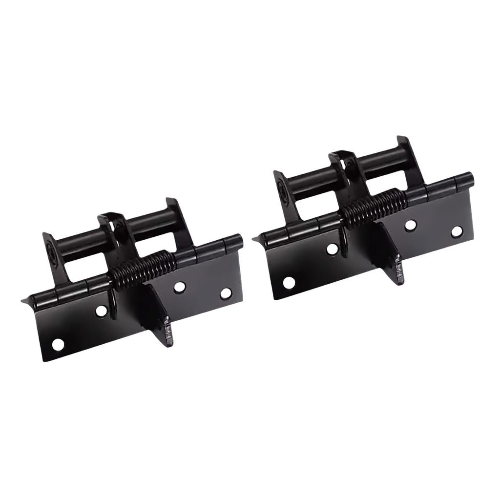 2Pcs Automatic Door Hinge Heavy Duty Self-Closing Wood Door Closers 90 Degree Spring Door Hinges Hardware for Home