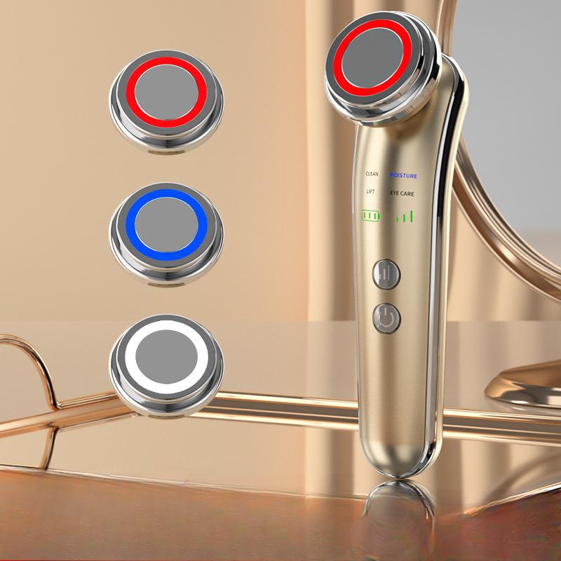 

Косметологический прибор Домашний массажер для лица Лифтинг Укрепление Увлажнитель для лица Очищение и омоложение кожи English