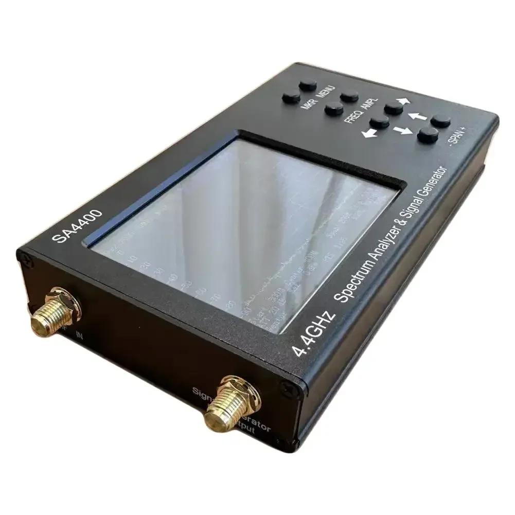 SA4400 4.4G Spectrum Analyzer Signal Generator Touch Screen Signal Tester Analyzer 35mhz-4400mhz Handheld Spectrum Analyzer