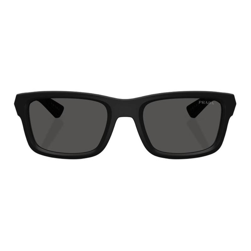 Prada Occhiali da sole rettangolari unisex stile coppia design aste personalizzate iniezione nero