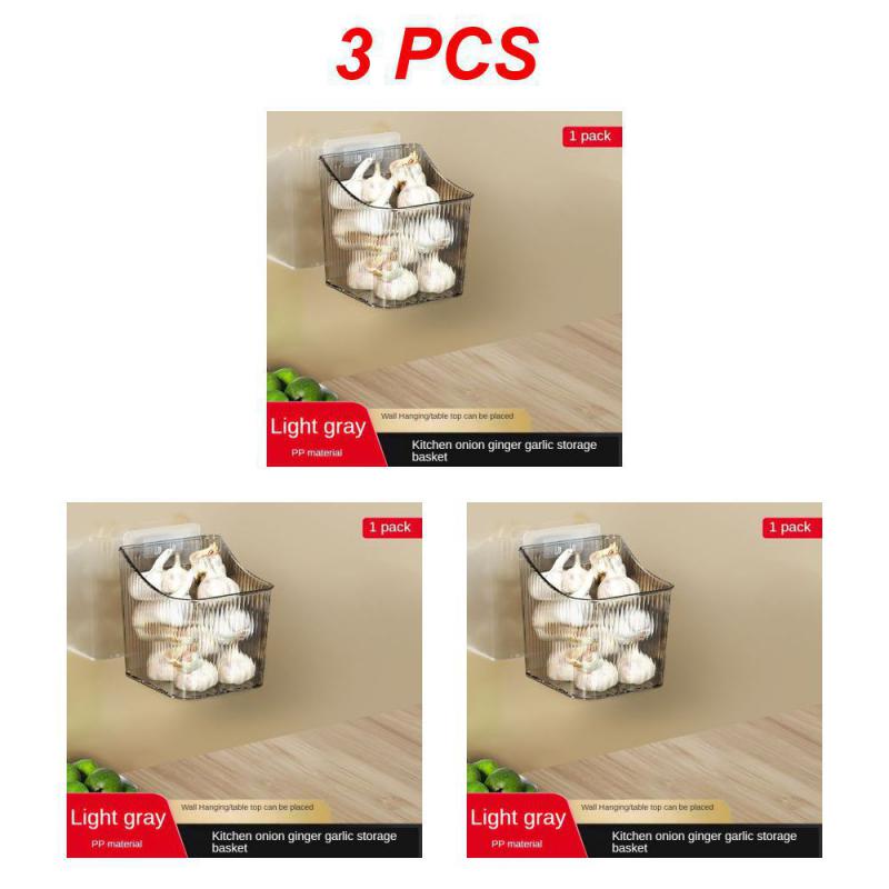 Wall-mounted Basket Save Space Easy Installation The Actual Stylish Kitchen Storage Solutions Convenient Top Wall Box Functional