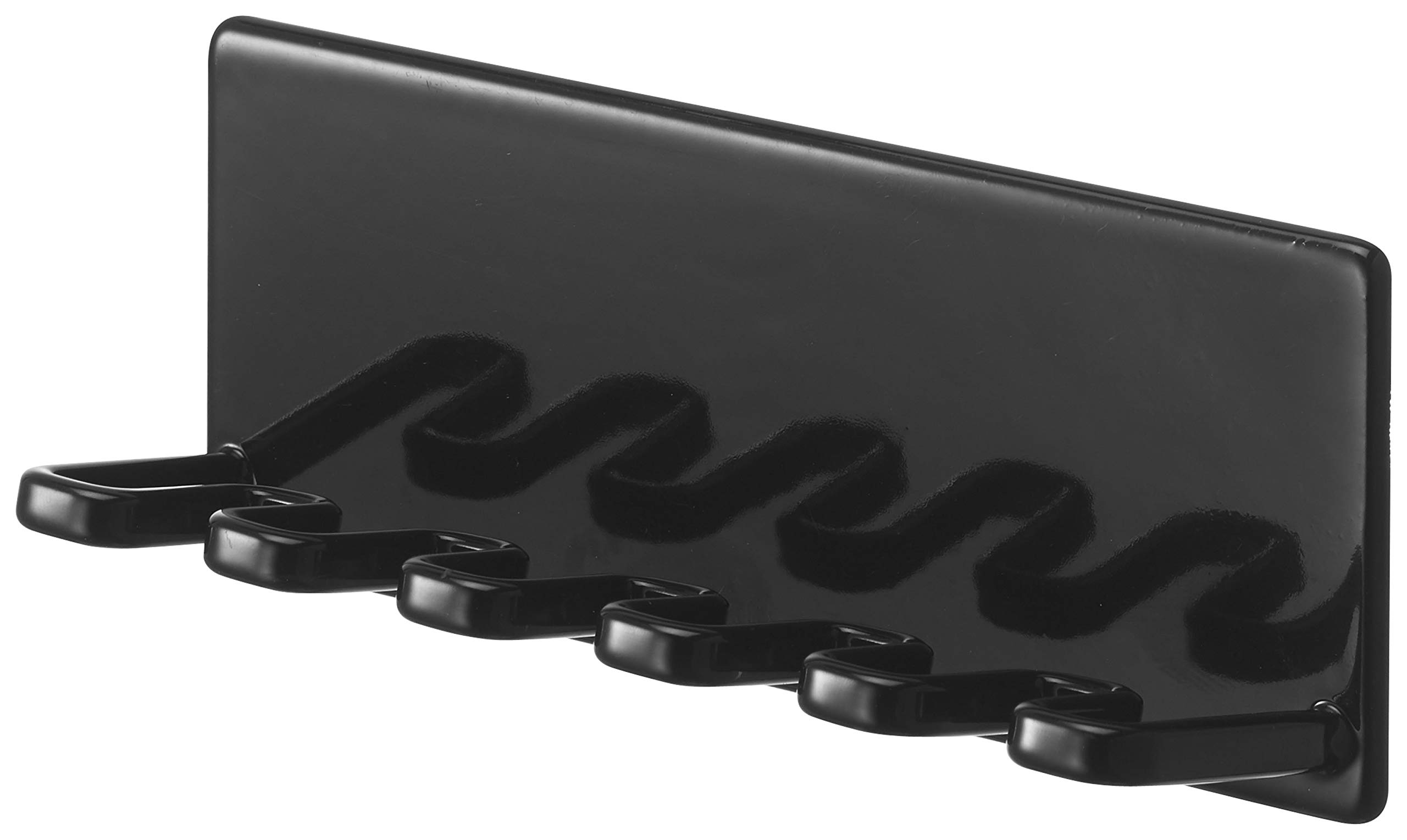 

Yamazaki Tower Magnetic Bathroom Toothbrush W13 x x 4697 Holder, 5-Piece Set, Black, Approx. D3.5 H5cm, чёрный