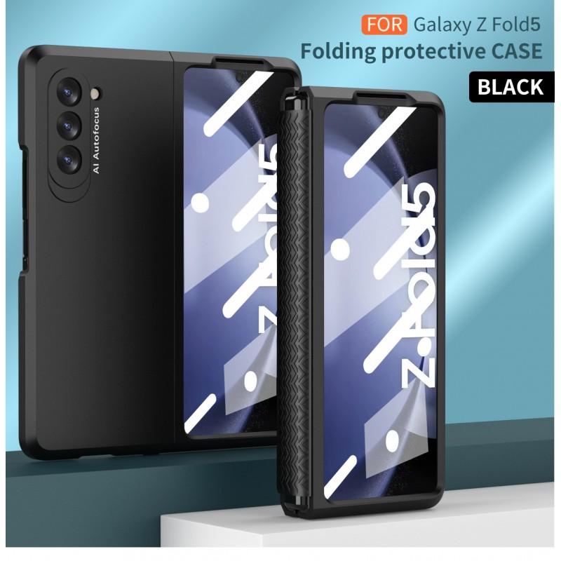 Slim TPUPC Foldable Phone Case Galaxy Z Fold 5 4 2 - Full Coverage Protective Cover With Hinge Support