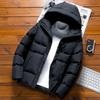 Autumn Jackets For Men Hooded Lightweight Cotton Padded Coats Men Fall Warm Jackets Solid Color Puffer Jacket Men Clothes