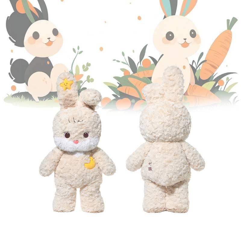 Plush Bunny Toy Cute Cartoon Girl Children Sleeping Companion Holiday Doll Gift