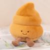 Lustiger Toiletten-Kacke-Pömpel Stoffpuppe Plüschtier Niedliche Zimmerdeko Plüschtier Geschenk für Kinder Toilettenwerkzeuge Inkarnierter Toilettenpapierrollenhalter