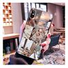 Santa Christmas Tree Glass Phone Case For iPhone 17 Pro Max Air 17 16 15 14 13 Pro Max 15 16 Pro 15Plus Case