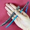 Metal 10inch Vergil Yamato Katana Anime Devil May Cry 5 Sword Iron Ninja Knife Yamato Real Japanese Katana Samurai Sabre Toy