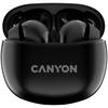 Auriculares Canyon tws-5 intrauditivos funda negra