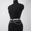 Women Sexy Leg Chain Harness Garter Belt Waist Corset Belt Leather Harness Waists Thigh Harness Gothic Clothing Accessory