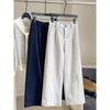 High waist and thin versatile wide-leg pants women's drape casual straight-leg pants autumn loose hip covering high-end long pants