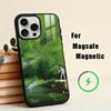 T-The Boy and the Heron Anime Phone Case For iPhone17,16,15,14,13,12,11 Plus,Pro Max Magnetic For Magsafe Wireless Charging