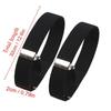 2 Paia Bracciali Elastici Regolabili Porta Maniche Camicia Polsini per Festa Matrimonio Accessori Abbigliamento Uomo Moda