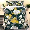 Comforter Cute Cartoon Plants And Flowers Print 100% Polyester Bedding Set 2 S Adult Children Sets Luxury Gifts