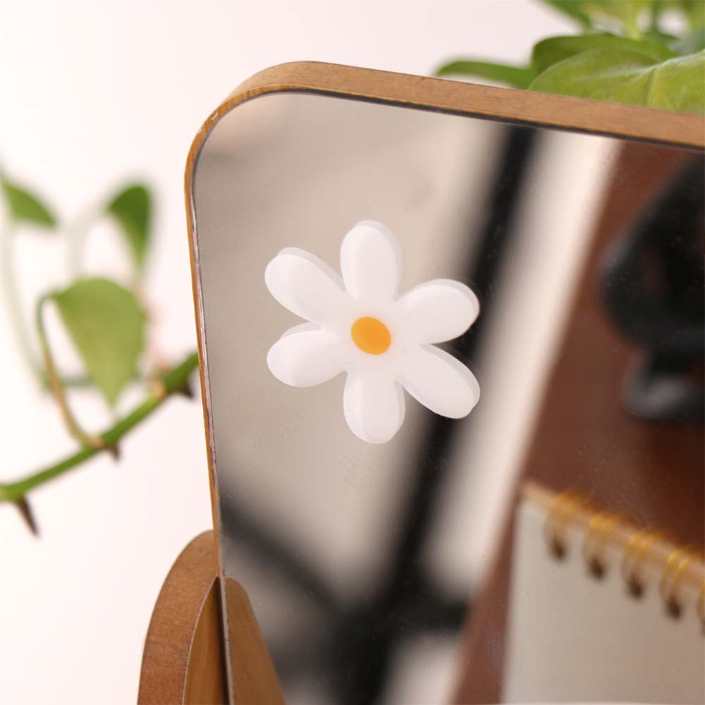 6Sheets/72Pcs/Set Double Sided Flower Wall Stickers PVC Glass Stickers  Home Decoration