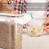 Cross-Border Transparent PP Plastic Storage Jar for Grains and Cereals - Sealed Kitchen Container