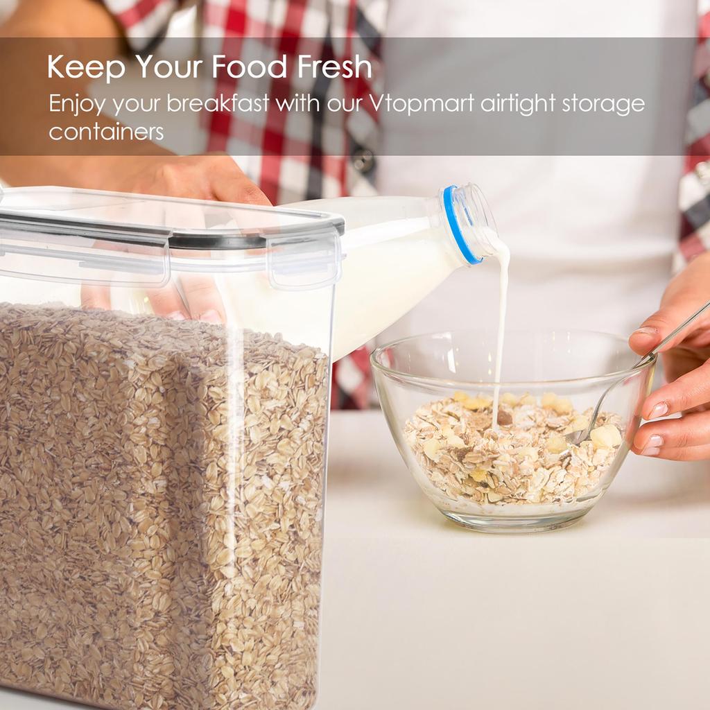 Cross-Border Transparent PP Plastic Storage Jar for Grains and Cereals - Sealed Kitchen Container