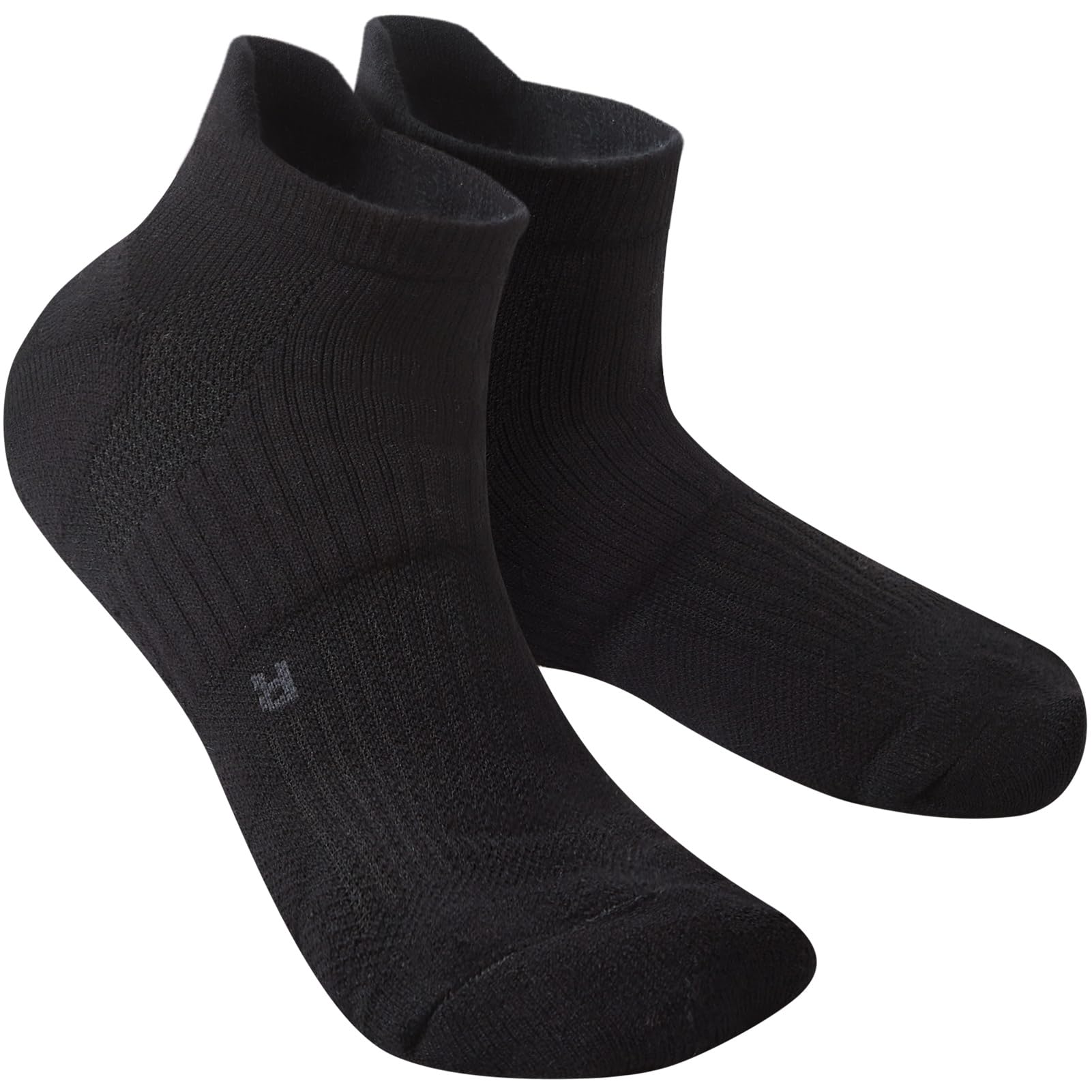 

FIRN Sports Ankle Running Socks for Trail Shock and Left and Right High-Performance Socks, Length, Short, Sneakers, Outdoors, Running, Compression, чёрный