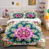 Blooming Mandala Elegance. Bedding Sets Duvet Covers Pillowcases(1* Duvet Cover 2* Pillowcases Without Duvet Insert)