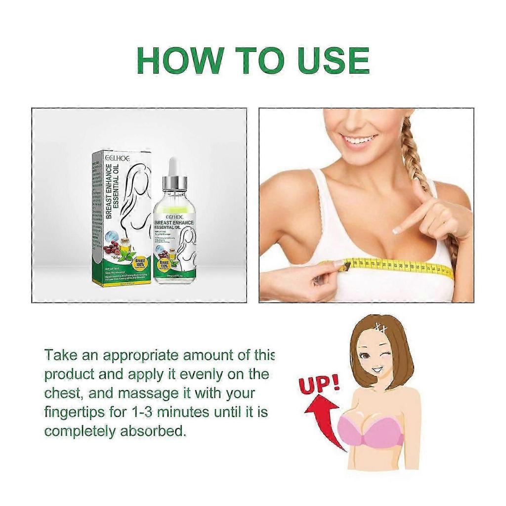 Lift Breast Essential Oil Moisturizes And Tightens Breasts Firm, Full And Anti-Sagging Lift Breast Essential Oil