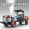 1:24 Modèle Miniature de Tracteur Agricole Jouets Métal Moulé Sous Pression Son Lumière Hayon Ouvert Poignée Oscillante pour Garçons Cadeaux de Festival