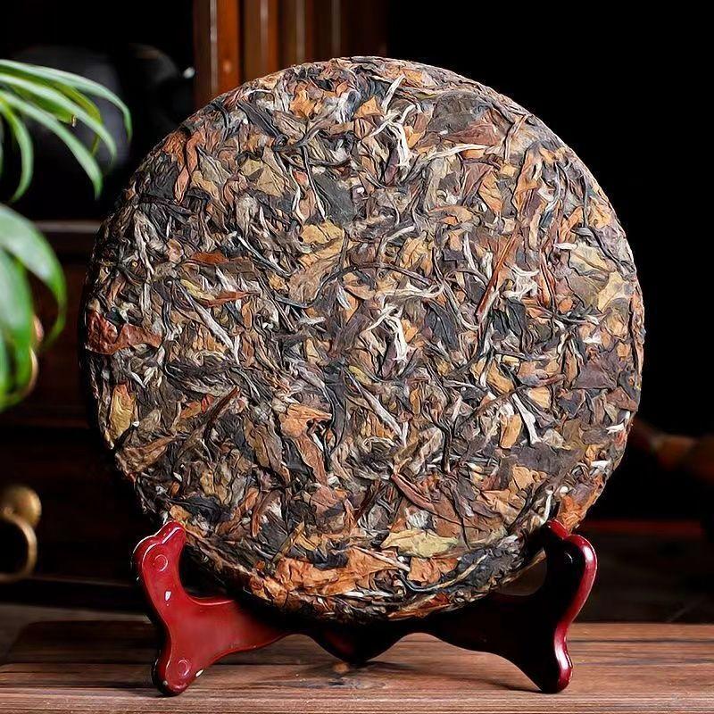Fuding White Tea Shou Mei Chen Xiang Old White Tea Classic Tea Cake 350g