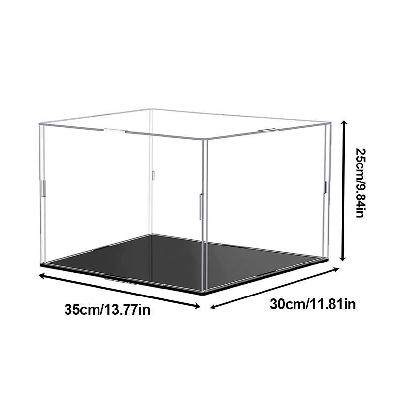 Transparent Storage Box Acrylic Model Display Box Countertop Box Organizer Stand Dustproof Protection Showcase for Action Figures/Toys/Collectibles