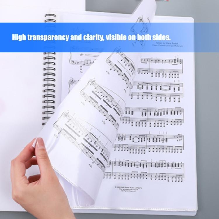 Fashion Plastic Sheet Music Organizer Office Document Holder Certificate Organizer Perfect for Rehearsals Performances