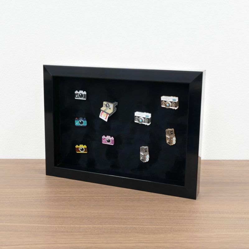 King Pin Can Badge Frame B5 BK Black 828170